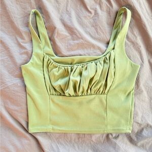 Cropped Green Going Out Top